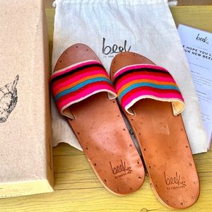 BEEK Lovebird luxury sandals- EUC, worn only a few times. Adorable! Size 10.